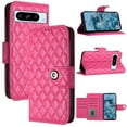 thumbnail image 6 of for Google Pixel 9a Wallet Case, Elegant Card Holder Cash Slot PU Leather Kickstand Wrist Strap Shockproof Protective Flip Women Girls Case Cover for Google Pixel 9a, Rose, 6 of 7