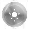 thumbnail image 3 of Bendix Brakes Disc Brake Rotor PRT6001 Fits select: 2014-2018 TOYOTA HIGHLANDER, 2011-2018 TOYOTA SIENNA, 3 of 3