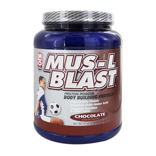 Mlo products/genisoy MusL Blast 2000+ Chocolate Powder, 47 oz