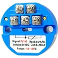 thumbnail image 6 of Temperature Transmitter Module PT100 Sensors DC24V 4-20mA Output Ranges, 6 of 11