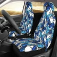 thumbnail image 2 of Yiaed Blue and White Butterflies Print Car Seat Covers,Universal Auto Seats Protector Fits for Car,SUV Sedan,Truck,Automotive Seat Covers & Accessories(Two packs), 2 of 7