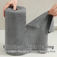 thumbnail image 4 of 80 Pack Cleaning Cloth Roll Dark Grey Reusable Paper Towels 12"×12" Tear Away Microfiber KitchenTowels, Durable Wash Cloths, Lint Free Rags for Kitchen,Window,Cleaning Supplies, 4 of 8