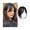 25cm(10inch), variant on Hair Toppers for Women Real Human Hair with Bangs 10x12 CM Breathable Silk Base Straight Hair Pieces Clip in Brazilian Hair Toppers with Bangs