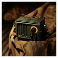 thumbnail image 2 of Radiooo Building Block Series Retro Wild Style FM Radio Outdoor Portable Metal Bluetooth Speaker Subwoober ,High Sound, 2 of 5