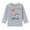 #236-Gray, variant on Toddler Baby Boy Embroidered Graphic Long Sleeve T-Shirt Excavator Tops Kids Striped Tees