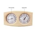 thumbnail image 7 of opvise 2 in 1 Sauna Room Wooden Thermometer Hygrometer Steam Temperature Humidity Meter A, 7 of 7
