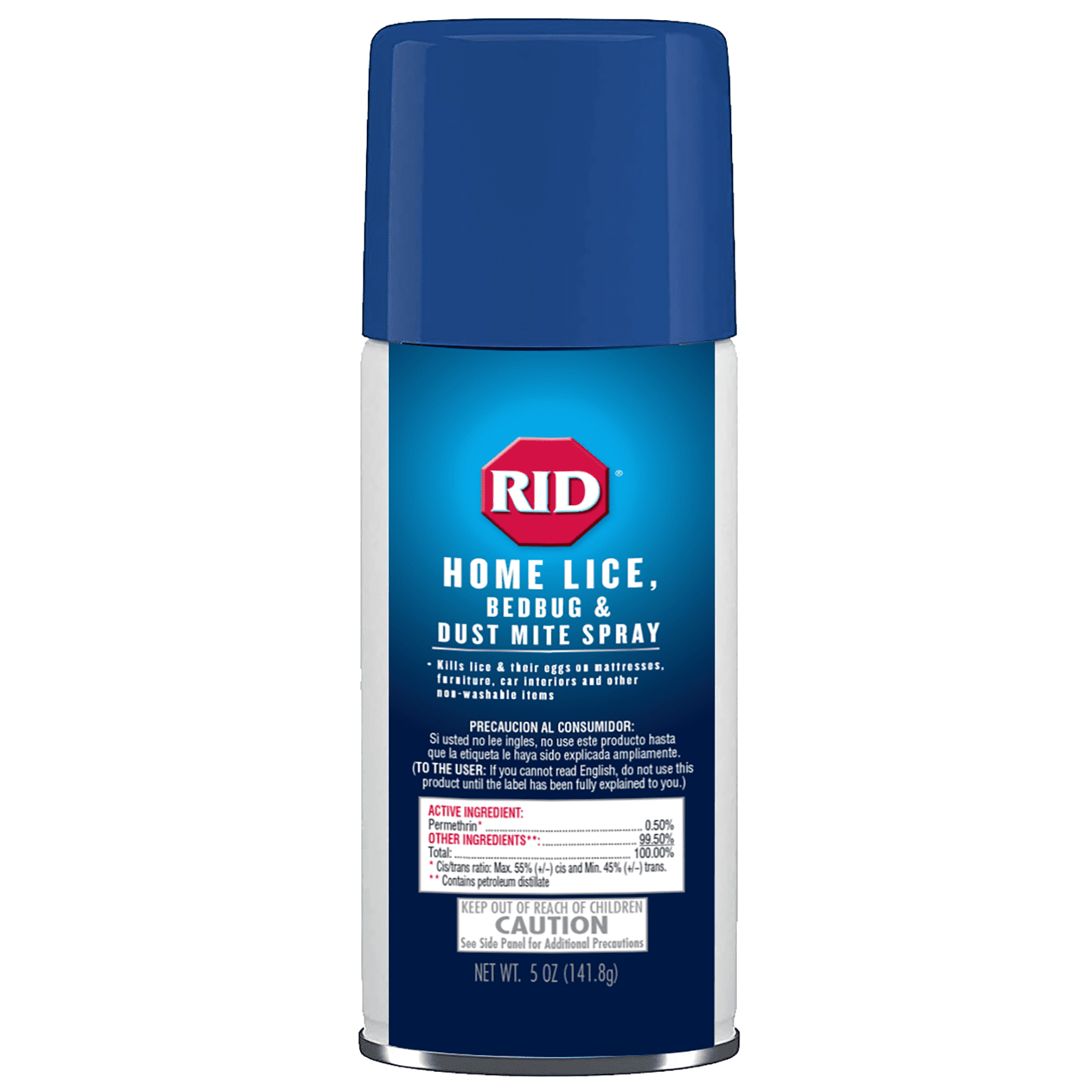 RID Home Lice Treatment Spray for Lice, Bed Bugs & Dust Mites, 5 oz