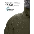 thumbnail image 5 of Wantdo Men's Coat Waterproof Winter Coat Heavyweight Winter Jacket with Hood Army Green XL, 5 of 8