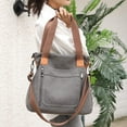 thumbnail image 2 of Sunshinejing Women's Canvas Tote Bag Work Shoulder Crossbody Bags Vintage Multi-pocket Handbags, 2 of 11