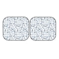 thumbnail image 7 of Goofa Dock Rudder Pattern 2 Piece Car Windshield Sun Shade Foldable | Front Windshield Shade for Sun, Heat and UV Rays | Sunshade for Car Front Window-Medium, 7 of 7