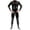 Black, variant on Halloween Latex-like Silicone Catsuit Glossy Neck Entry Bodysuit for Men, One Piece Jumpsuit