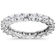 thumbnail image 1 of 2 1/2ct U Shape Diamond Eternity Ring 14K White Gold, 1 of 3