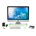 thumbnail image 6 of Mount-It! Glass Monitor Stand Riser | Fits 17-24 Inch Screens | Height Adjustable, 6 of 6