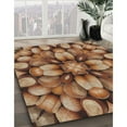 thumbnail image 3 of Ahgly Company Machine Washable Indoor Rectangle Transitional Sand Brown Area Rugs, 6' x 9', 3 of 7