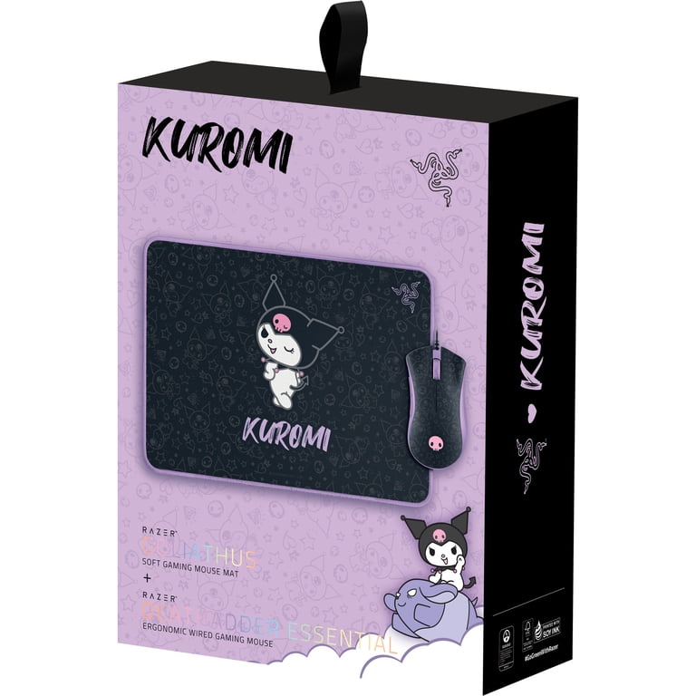 Razer DeathAdder Essential and Goliathus Mouse Mat Bundle - Kuromi