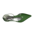 thumbnail image 4 of Ferwind Women's Kitten Heel T-Strap Sandals Polka-dot Assorted Colors Adult Green 12 Wide, 4 of 5