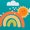 Vert, variante sur Chaise haute Tiny Bites de Fisher Price par Dream On me, Rainbow Sherbert