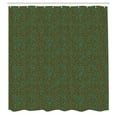thumbnail image 2 of Ambesonne Teal and Brown Shower Curtain, Bohemian Eastern, 69"Wx70"L, Dark Seafoam Redwood, 2 of 4
