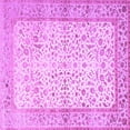 thumbnail image 1 of Ahgly Company Indoor Square Oriental Purple Traditional Area Rugs, 5' Square, 1 of 4