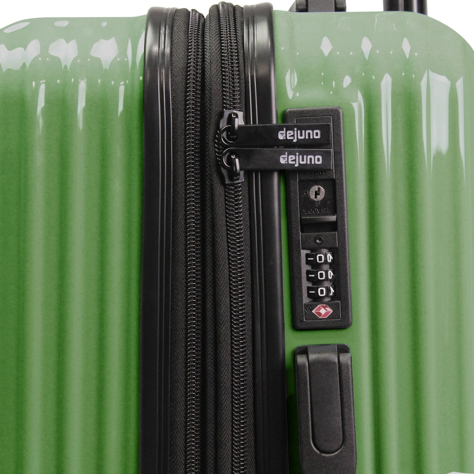 CalBags Dejuno Tonal 24-Inch Polycarbonate Lightweight Hardside Expandable Spinner Luggage with TSA Lock - Matcha