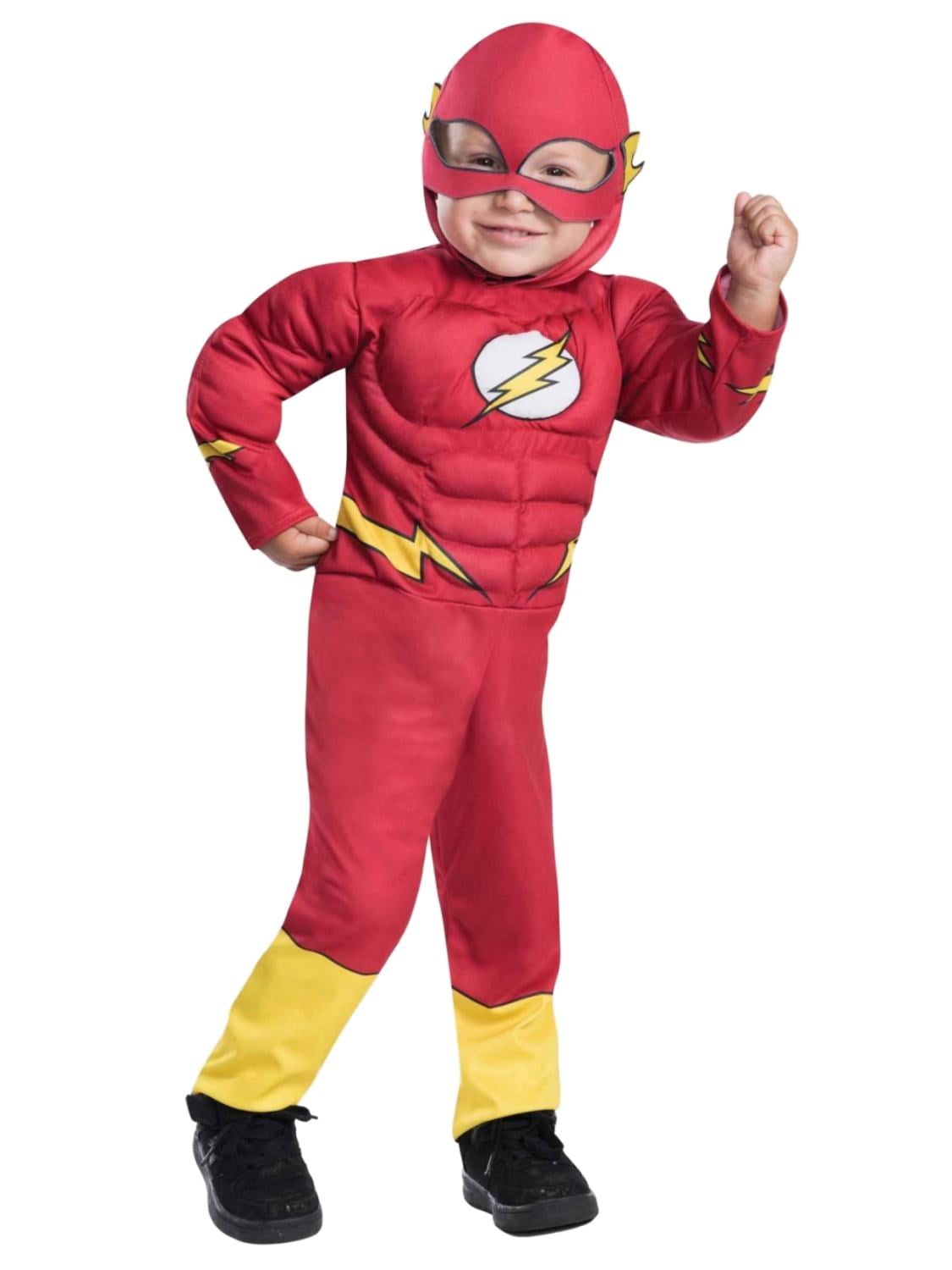 DC Comics The Flash Muscle Chest Deluxe Toddler//Child Costume