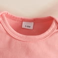 thumbnail image 4 of Ymyiu Baby Girl Clothes Baby Girl Outfit Newborn Ruffle Short Sleeve Romper Layered Tutu Skirt Headband Sets 12 18 Months (Pink,12-18 Months), 4 of 8