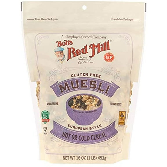Bobs Red Mill Gluten Free Muesli Cereal, 16 Oz (Pack Of 2)