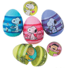 Peanuts Character Snoopy Toy Filled Plastic Easter Eggs, Set of 4