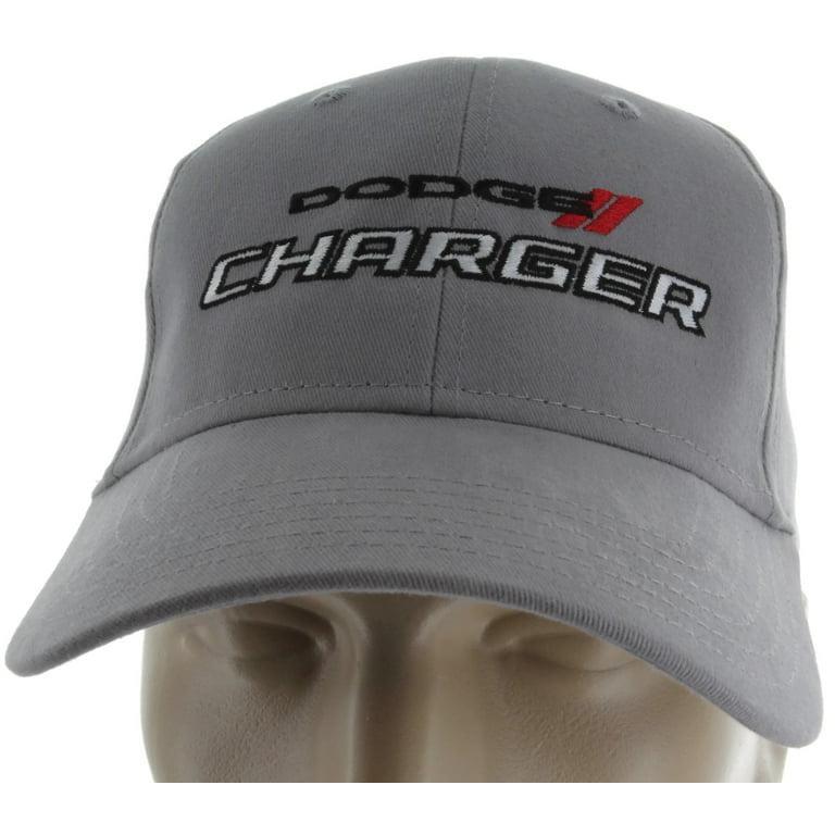 Dodge Charger RT Gray Baseball Cap Trucker Hat Snapback SRT Mopar