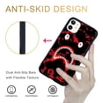thumbnail image 5 of Case for iPhone 11,Red Bape Pattern TPU Bumper Anti-Slip Case, 5 of 5