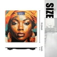 thumbnail image 2 of High Precision Body Weight Scale Smart Bathroom Scales with Large LCD Display(400lbs),Decorative for Bedroom-Beautiful African Woman Tribal Ethnic Watercolor Multicolor, 2 of 4