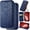 Blue, variant on for Motorola Moto G (2026) Leather Phone Case Ultra Thin Slim Built in Magnetic Folio Flip Cover, Fashion Plaid Lining, Multi Hidden Card Slot Cash Holder, Stand Support