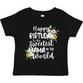 thumbnail image 3 of Inktastic Happy Birthday to the Sweetest Mama in the World Girls Toddler T-Shirt, 3 of 5
