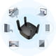 thumbnail image 4 of Repetidor WiFi 300Mbps.4G Expansor Inalámbrico Cuatro Antenas Amplía la Cobertura WiFi Mejora Mini Router Doméstico Repetidor WiFi, 4 of 9