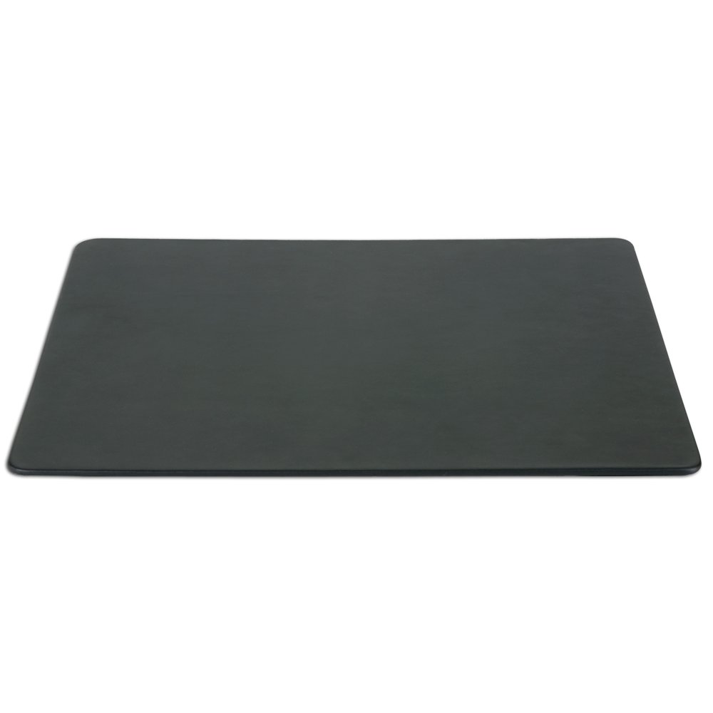 Black Bonded Leather 17 x 14 Conference Table Pad