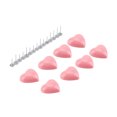 thumbnail image 1 of 8 Uds. Clip fijador de manta de corazón rosa sábana de cama sujetador antideslizante funda de edredón hebilla antimovimiento (#2), 1 of 8