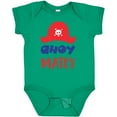 thumbnail image 3 of Inktastic Ahoy Matey, Pirate Hat, Skull and Bones, Pirates Boys or Girls Baby Bodysuit, 3 of 5