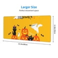 thumbnail image 3 of Pofeuu Happy Halloween1 Print Desk Mat for Keyboard and Mouse，Computer Desk Matt for Desktop，Large Mouse Pad for Desk，Desk Pads on Top of Desks 12x31.5in, 3 of 8