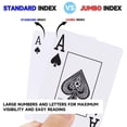 thumbnail image 3 of GSE Games & Sports Expert Canasta Cards Game Set, Includes 2 Decks Canasta Playing Cards with Point Values, a Revolving Card Tray, and 50 Score Sheets, 3 of 5