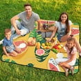 thumbnail image 7 of Tropical Fruits with Exotic Flavors Picnic Blanket Waterproof Outdoor Beach Blanket Hand-held Pad Suitable for Travel, Camping, Beach, Family Gatherings, 7 of 7