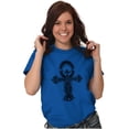 thumbnail image 3 of Ankh Egyptian Cross Symbolic Spiritual Plus Size Crewneck Graphic Tee Shirt Brisco Brands 2X, 3 of 5
