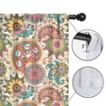 thumbnail image 4 of Blackout Kids Curtains,Multicolor Ethnic Paisley and Floral Pattern Childrens Insulated Curtains Set Of 2,Bedroom Essentials,Toddler Room Decor 52x63in(132x160cm), 4 of 5