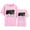 Pink, variant on James Arthur Inspired Unisex T-Shirt Cotton-Blend Summer Short Sleeve Round Neck Graphic Design Casual Fashion Top for Men & Women