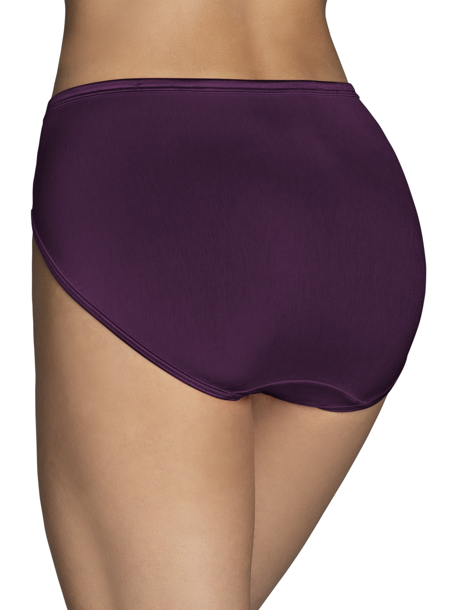 Vanity Fair Lingerie Women's Illumination Hi-Cut Panties, Silky Stretch Underwear, Multipacks, Sizes M - 3XL