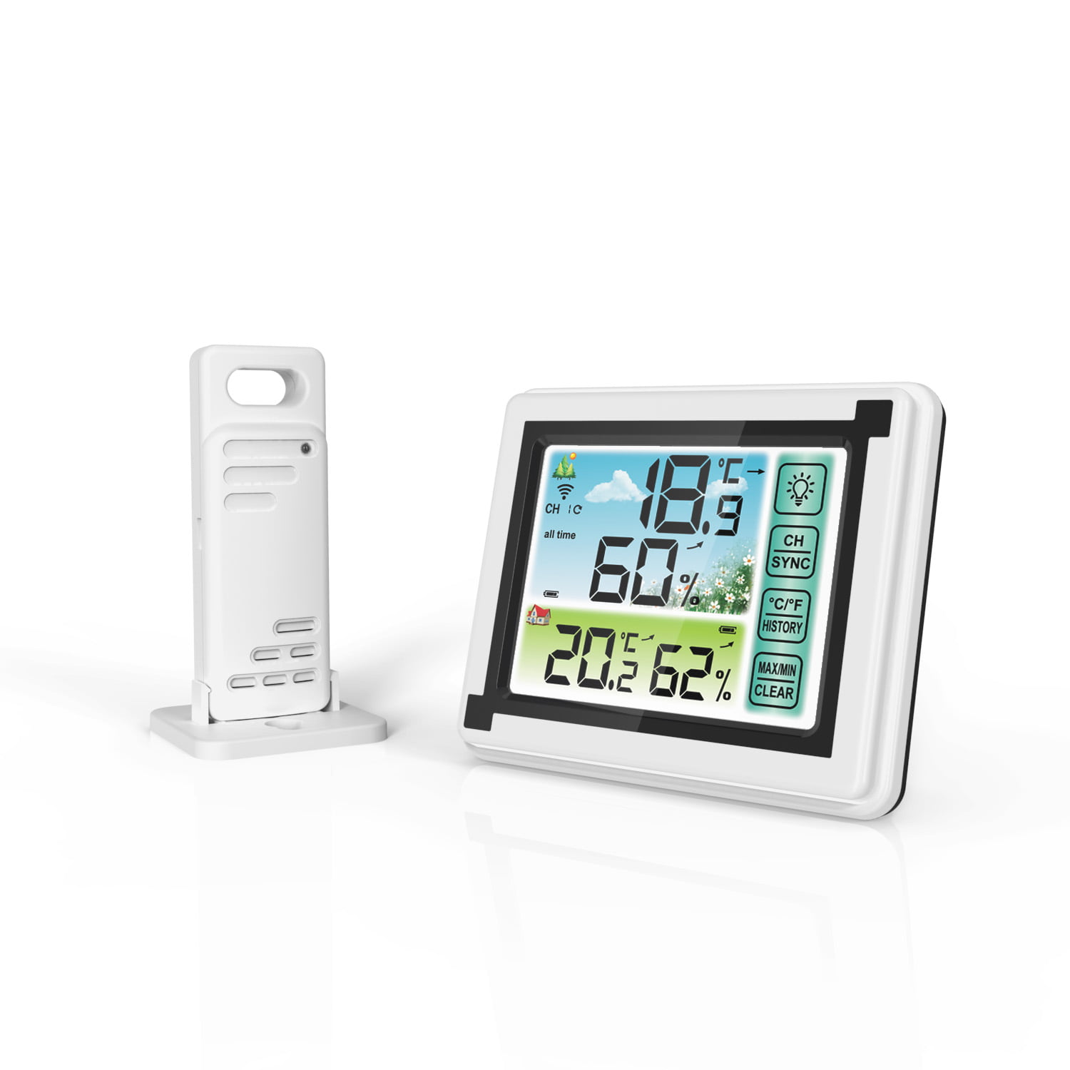 with Dew Point and Wet Bulb Te Mengshen Digital Temperature and Humidity Meter 