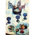 thumbnail image 2 of Gauguin, Paul 23x32 Gold Ornate Wood Framed with Double Matting Museum Art Print Titled - Still Life With Three Puppies, 2 of 4