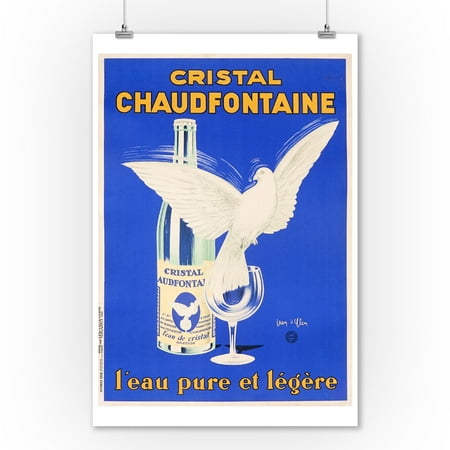 Cristal D'arques France - Cristal Chaufontaine Vintage Poster (artist: D'Ylen) France c. 1932 (9x12 Art Print, Wall Decor Travel Poster)