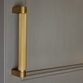 thumbnail image 4 of GlideRite 5" Screw Spacing Satin Gold Solid Knurled Bar Pull Cabinet Hardware Handle, 4 of 5