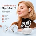 thumbnail image 5 of Open Ear Bluetooth Earbuds, Wireless Earbuds with Real-Time Translation, Rich Sound, Clear Calls, 50H Playtime, Bluetooth 5.4, IPX5 Lightweight Ear Hook Earbuds for Travel, Running, Sports & Work, 5 of 10