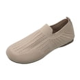 thumbnail image 2 of Willtoo Women's Flats Slip On Go Walk Shoes for Women Comfortable Walking Sneakers Knit Low Wedge Dressy Ballet Shoes, 2 of 6